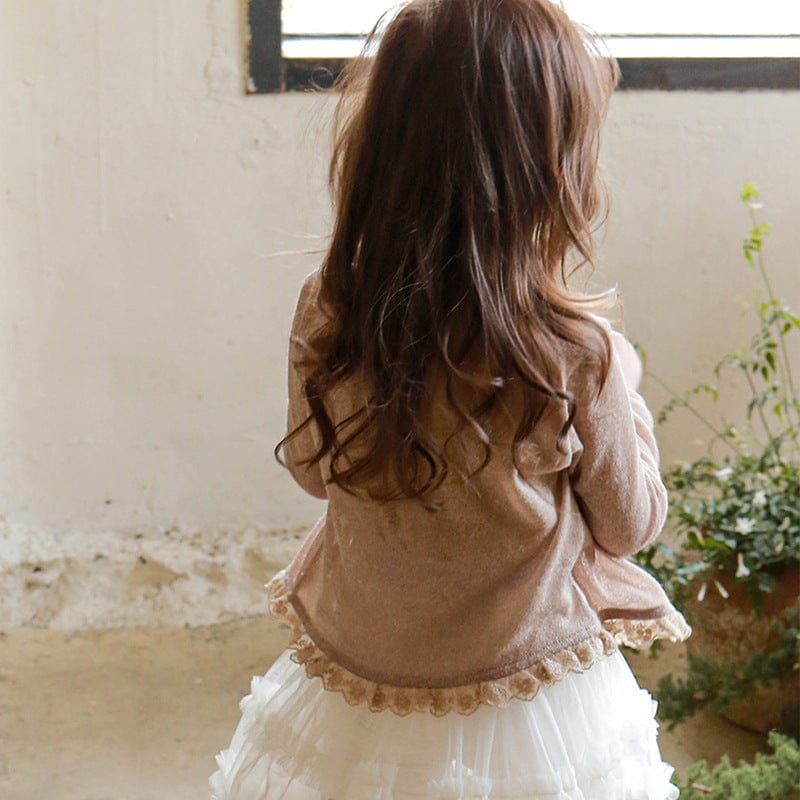 カーディガン・パーカー 縁取りレースシアーカーディガン【mh0009632】