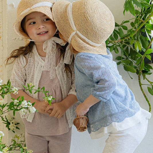 カーディガン・パーカー レースニット透かし編みカーディガン【mh0009637】