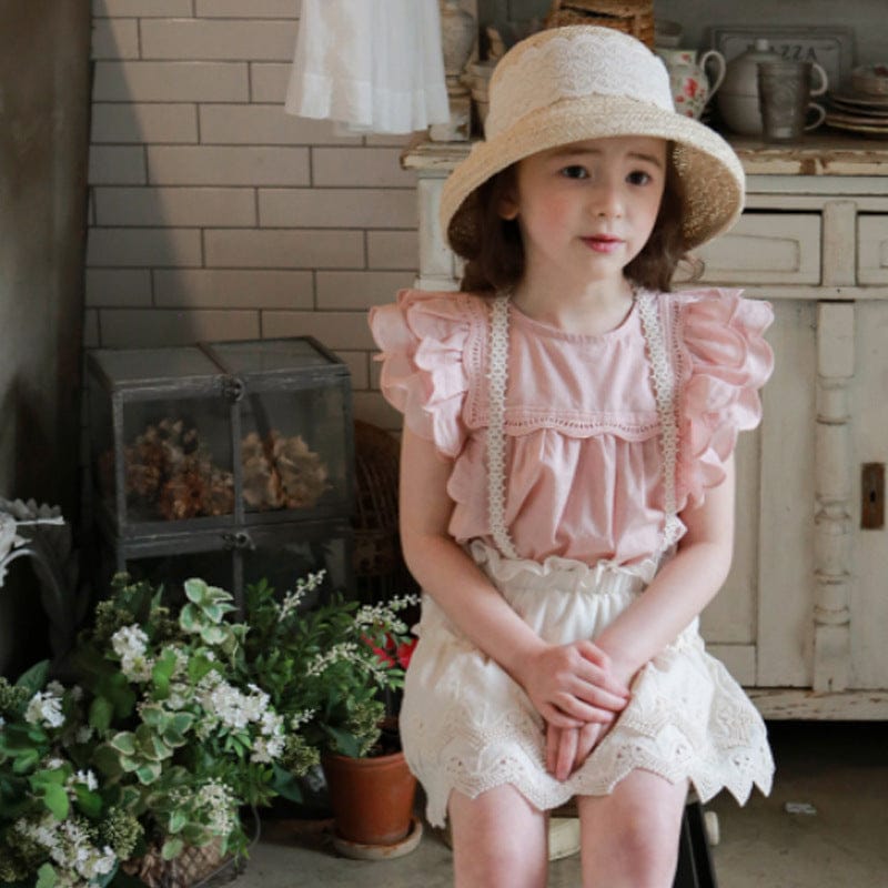 レギンスパンツ 裾レースアンダーパンツレギンス【mh0009640】