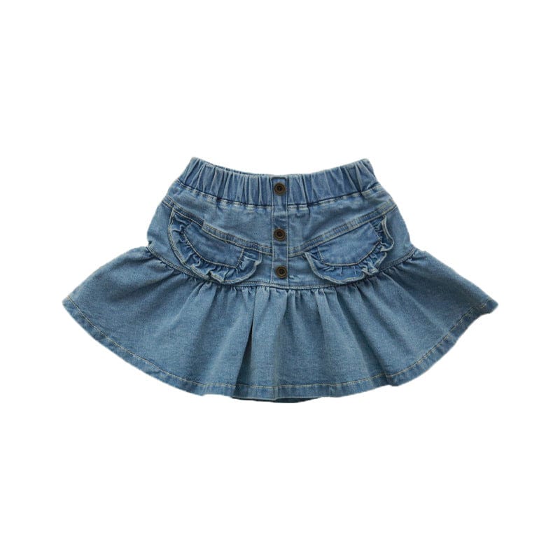 スカート フリルデニムミニスカート【mh0009645】