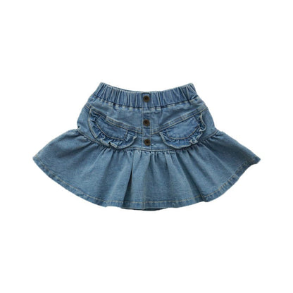 スカート フリルデニムミニスカート【mh0009645】