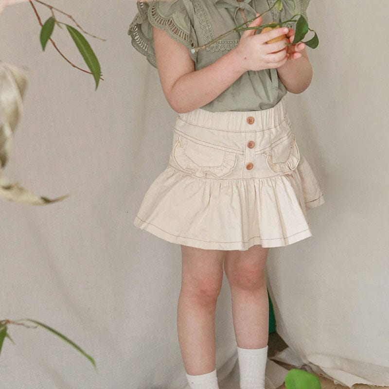 スカート フリルデニムミニスカート【mh0009645】