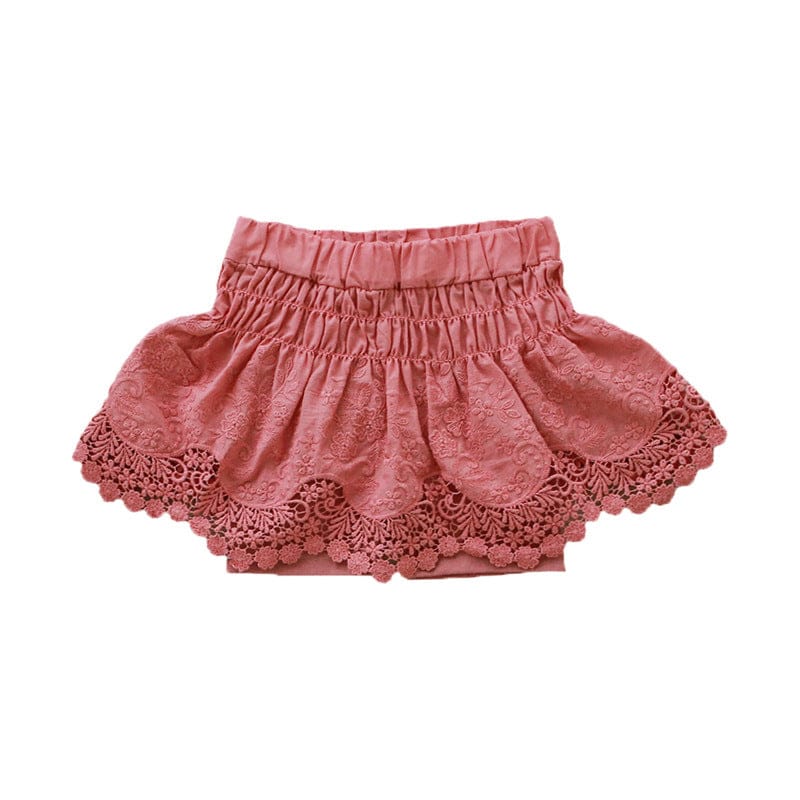 ハーフパンツ・ショートパンツ レースパンツインミニスカート【mh0009647】