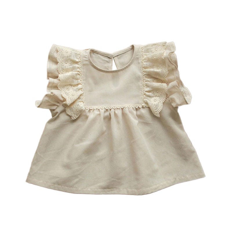 タンクトップ・キャミソール・ノースリーブトップス バタフライスリーブサマーブラウス【mh0009651】