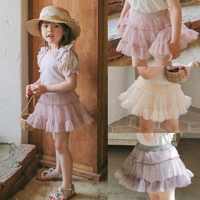 スカート ボリュームチュチュチュールプリンセススカート【mh0009653】