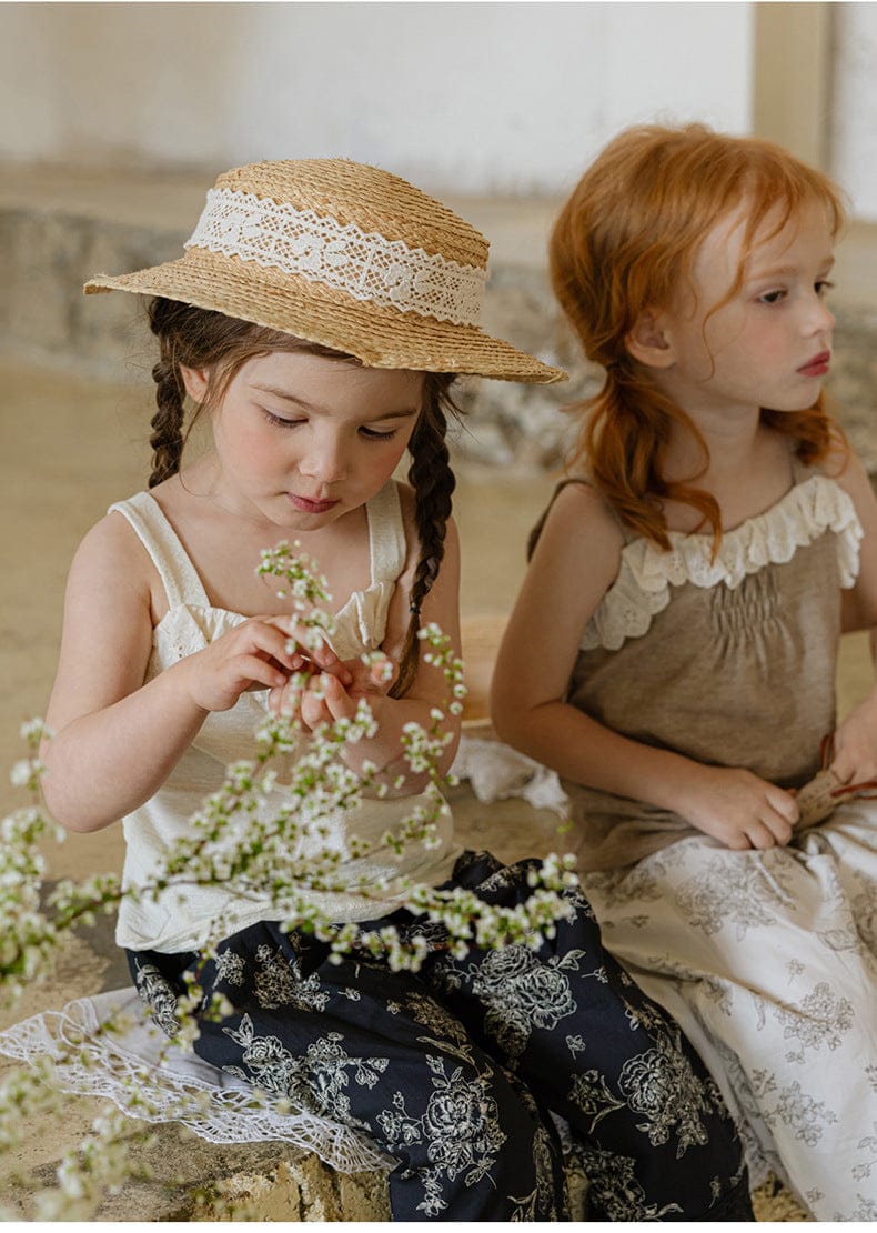 タンクトップ・キャミソール・ノースリーブトップス レースフリルエッジキャミソールトップス【mh0010275】