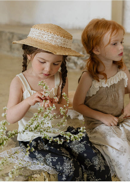 タンクトップ・キャミソール・ノースリーブトップス レースフリルエッジキャミソールトップス【mh0010275】