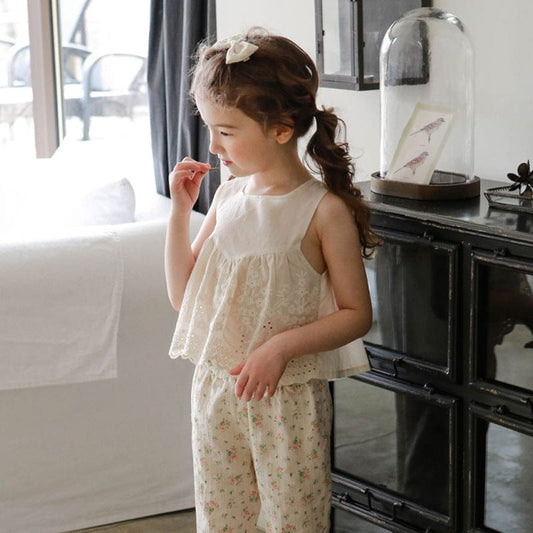 タンクトップ・キャミソール・ノースリーブトップス スカラップレースノースリーブブラウス【mh0010276】