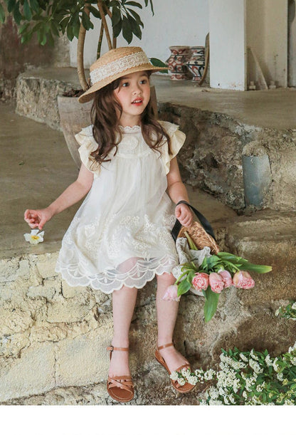 半袖ワンピース フリルスリーブガーリーワンピース【mh0010277】