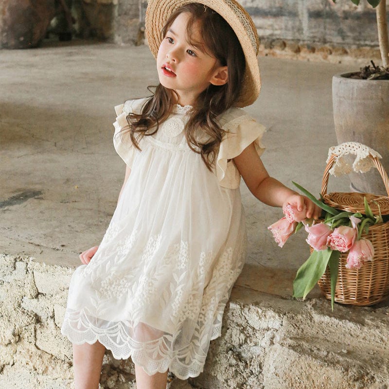 半袖ワンピース フリルスリーブガーリーワンピース【mh0010277】