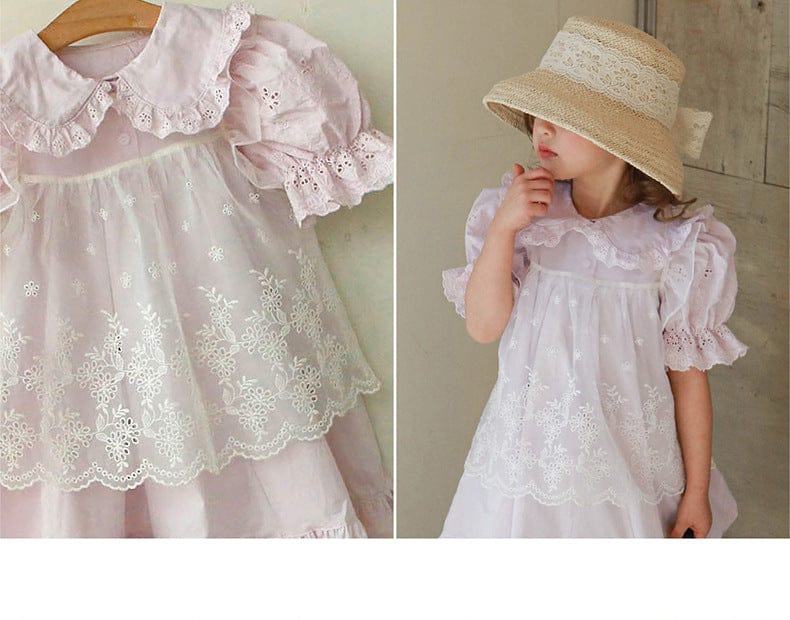 タンクトップ・キャミソール・ノースリーブトップス 刺繍レース重ね着シアーブラウス【mh0010285】