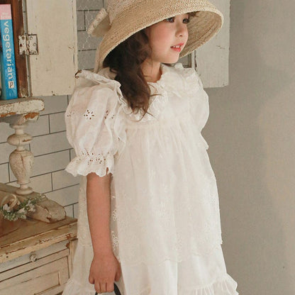 タンクトップ・キャミソール・ノースリーブトップス 刺繍レース重ね着シアーブラウス【mh0010285】