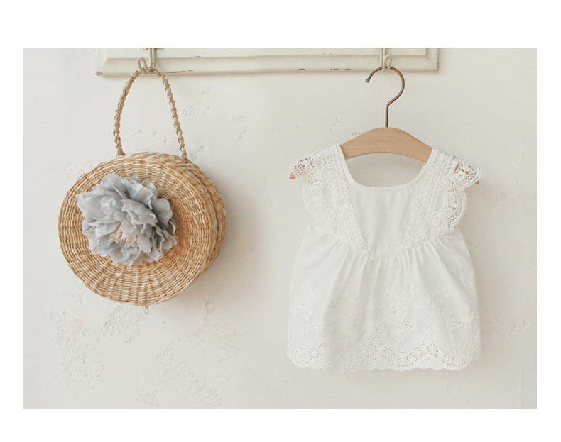 タンクトップ・キャミソール・ノースリーブトップス レースノースリーブチュニックブラウス【mh0010286】