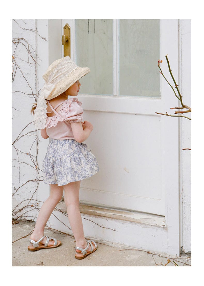 ハーフパンツ・ショートパンツ フロントリボンフレアショートパンツ【mh0010288】