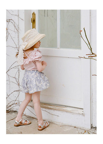 ハーフパンツ・ショートパンツ フロントリボンフレアショートパンツ【mh0010288】