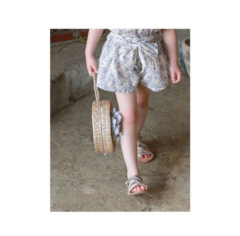 ハーフパンツ・ショートパンツ フロントリボンフレアショートパンツ【mh0010288】