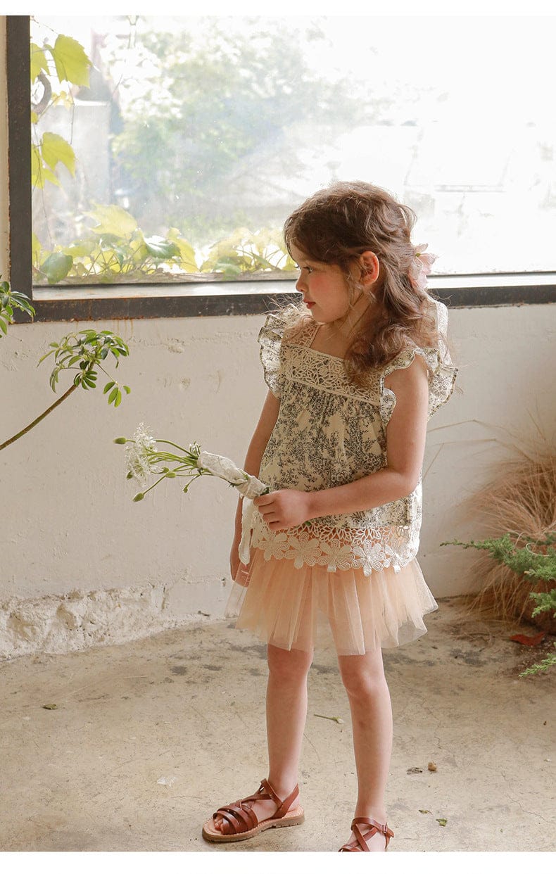 スカート チュチュチュール重ね着バレリーナスカート【mh0010294】