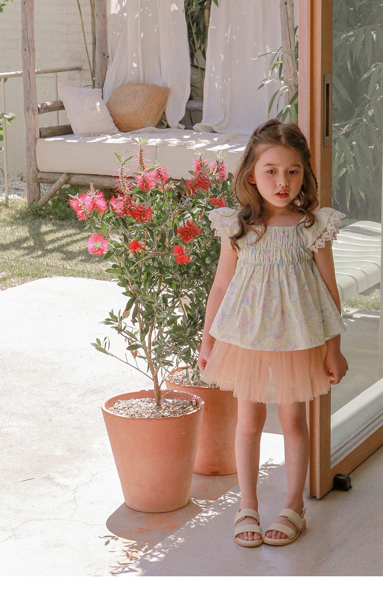 スカート チュチュチュール重ね着バレリーナスカート【mh0010294】