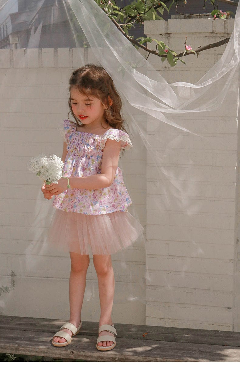 スカート チュチュチュール重ね着バレリーナスカート【mh0010294】