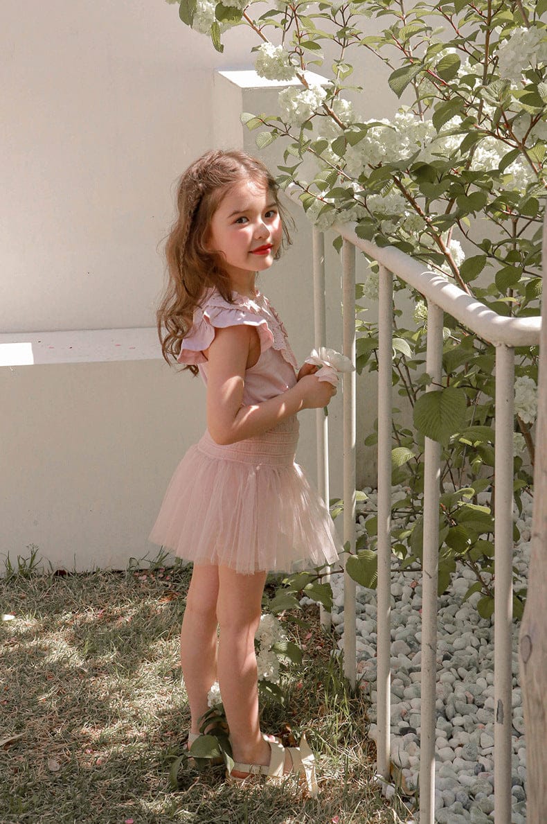 スカート チュチュチュール重ね着バレリーナスカート【mh0010294】