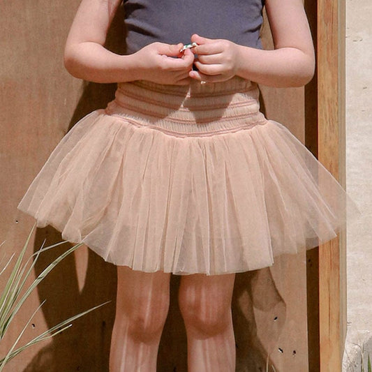 スカート チュチュチュール重ね着バレリーナスカート【mh0010294】