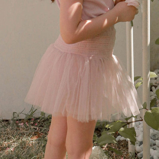 スカート チュチュチュール重ね着バレリーナスカート【mh0010294】