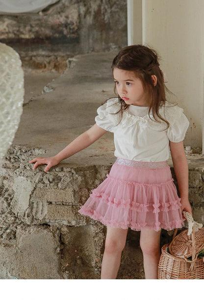 スカート チュチュチュールティアードスカート【mh0010299】