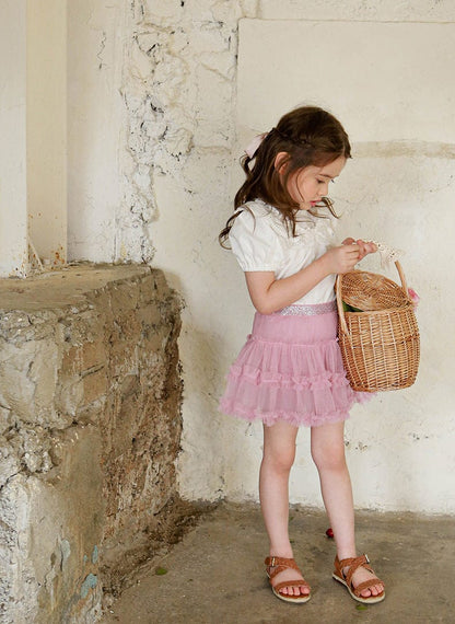 スカート チュチュチュールティアードスカート【mh0010299】