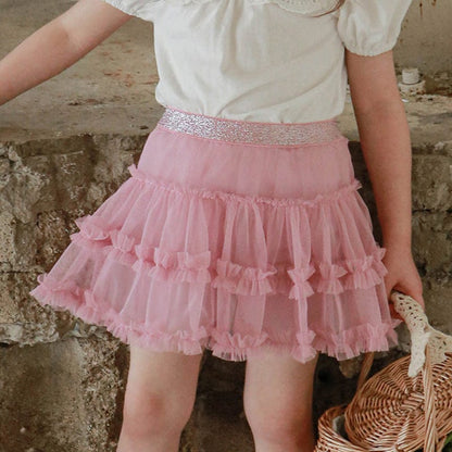 スカート チュチュチュールティアードスカート【mh0010299】