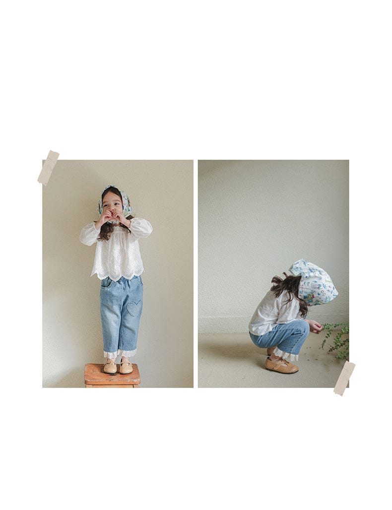 長袖シャツ・ブラウス スクエアネックレースブラウス長袖トップス刺繍カットワーク【mh0010823】