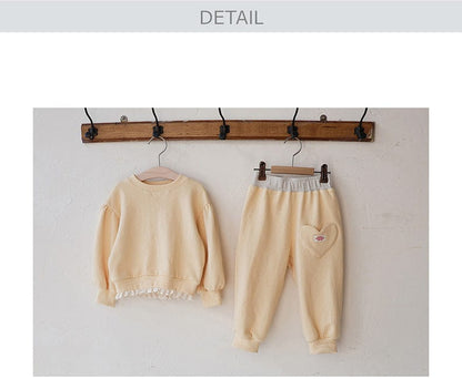 ロングパンツ・スウェットパンツ ハートポケットスウェットパンツ リブウエスト裾リブパンツ【mh0010826】