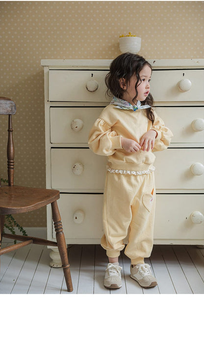 ロングパンツ・スウェットパンツ ハートポケットスウェットパンツ リブウエスト裾リブパンツ【mh0010826】