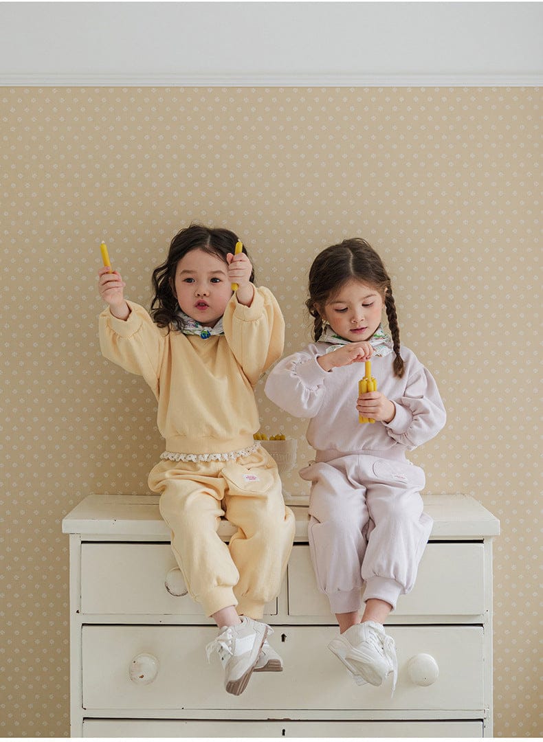 ロングパンツ・スウェットパンツ ハートポケットスウェットパンツ リブウエスト裾リブパンツ【mh0010826】