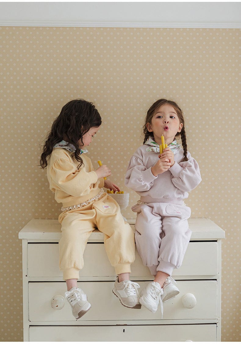 ロングパンツ・スウェットパンツ ハートポケットスウェットパンツ リブウエスト裾リブパンツ【mh0010826】