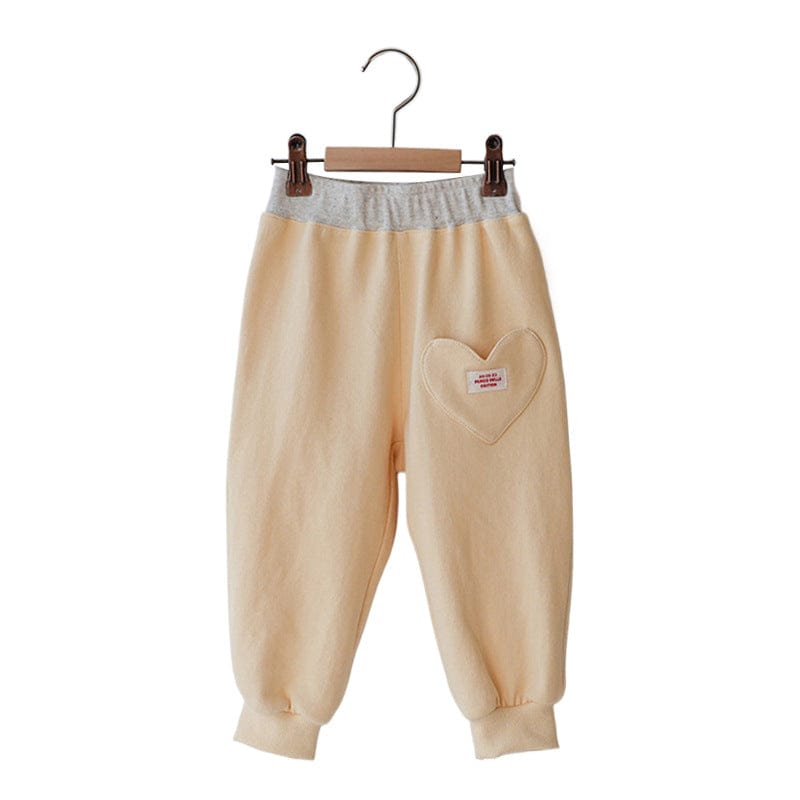 ロングパンツ・スウェットパンツ ハートポケットスウェットパンツ リブウエスト裾リブパンツ【mh0010826】