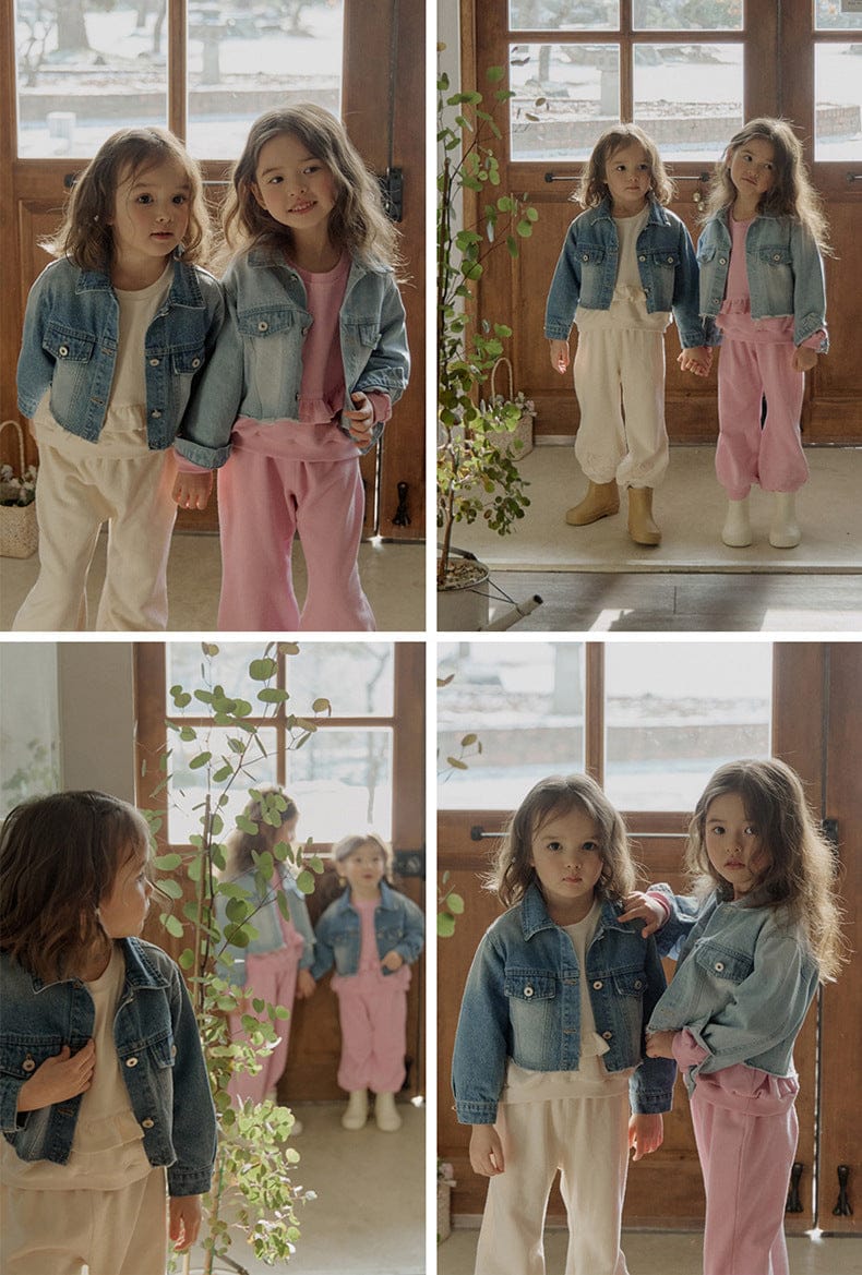 トレーナー・フーディ ショルダーフリルスウェットシャツ ラウンドネックプルオーバー 長袖トップス【mh0010829】