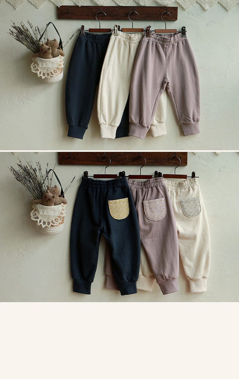 ロングパンツ・スウェットパンツ ワイドシルエットスウェットパンツ イージーウエスト裾リブボトムス【mh0010834】