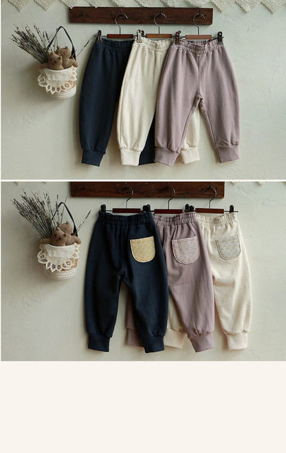 ロングパンツ・スウェットパンツ ワイドシルエットスウェットパンツ イージーウエスト裾リブボトムス【mh0010834】