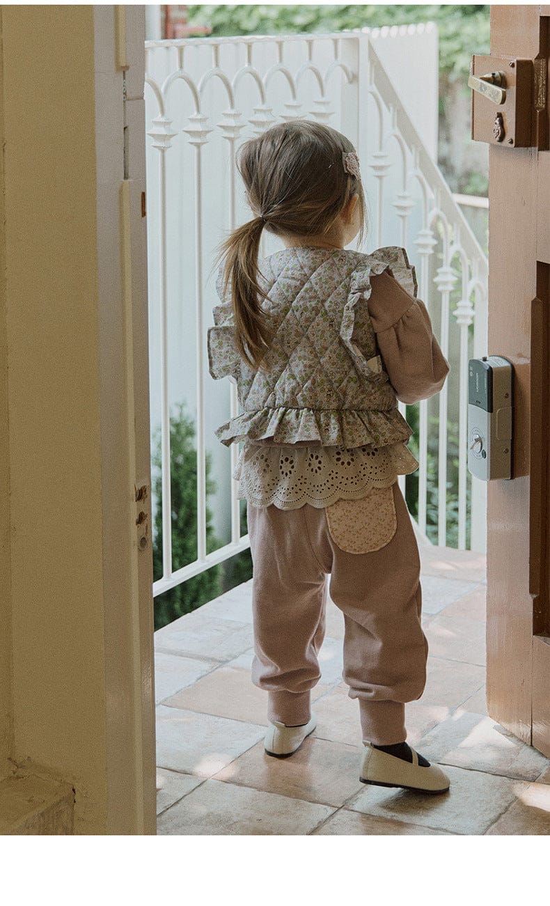 ロングパンツ・スウェットパンツ ワイドシルエットスウェットパンツ イージーウエスト裾リブボトムス【mh0010834】