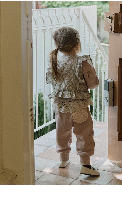 ロングパンツ・スウェットパンツ ワイドシルエットスウェットパンツ イージーウエスト裾リブボトムス【mh0010834】