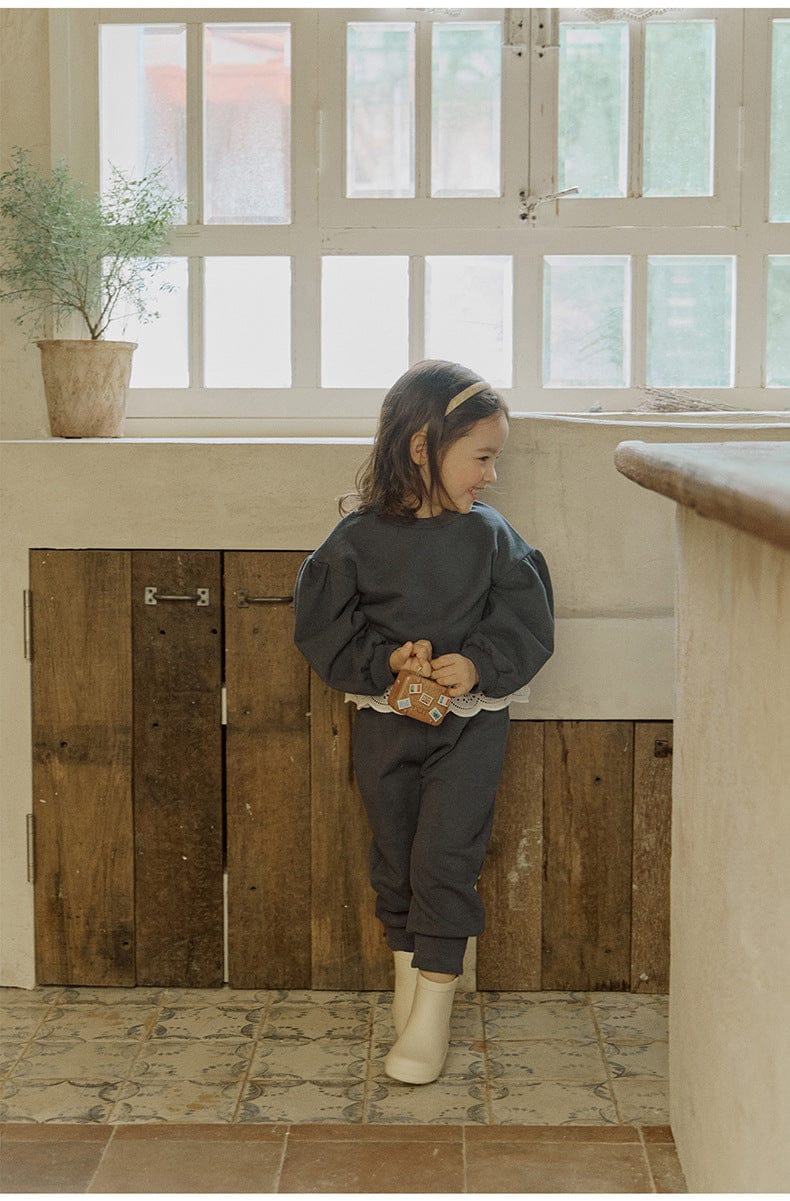 ロングパンツ・スウェットパンツ ワイドシルエットスウェットパンツ イージーウエスト裾リブボトムス【mh0010834】