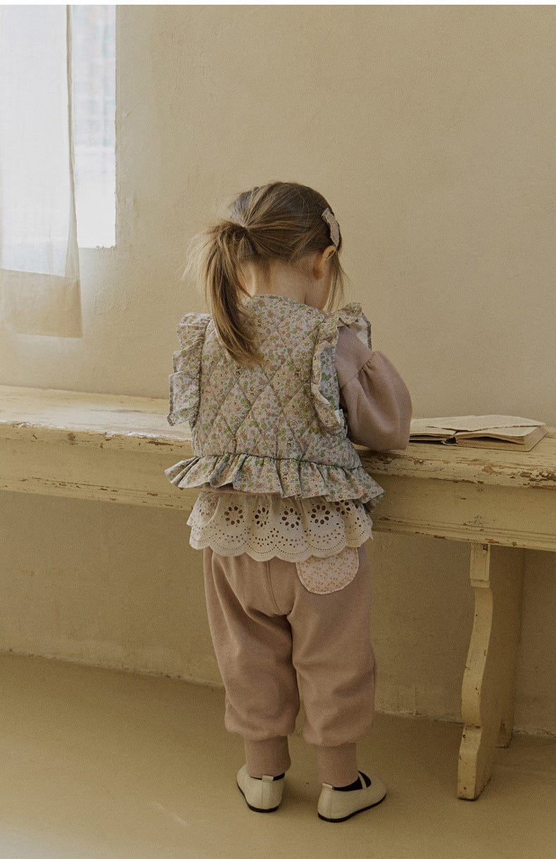 ロングパンツ・スウェットパンツ ワイドシルエットスウェットパンツ イージーウエスト裾リブボトムス【mh0010834】