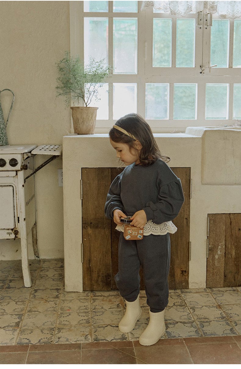 ロングパンツ・スウェットパンツ ワイドシルエットスウェットパンツ イージーウエスト裾リブボトムス【mh0010834】