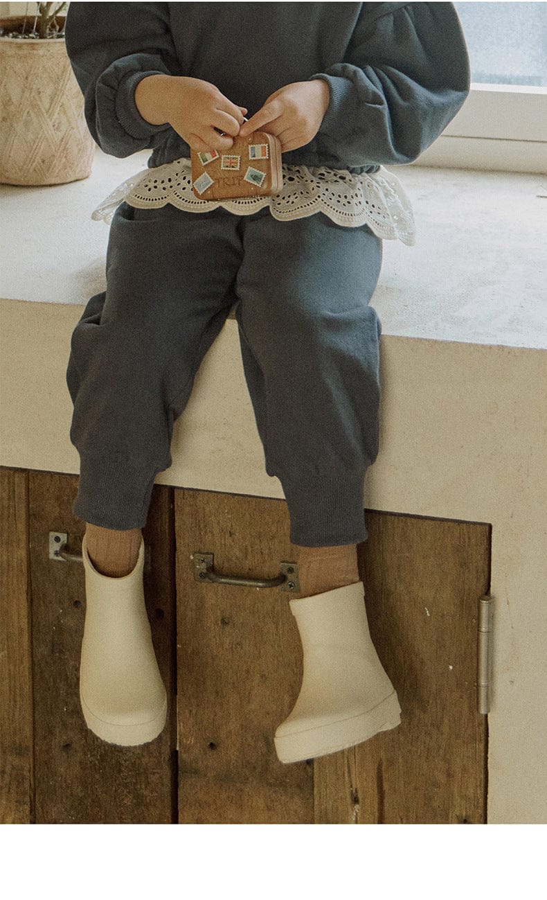 ロングパンツ・スウェットパンツ ワイドシルエットスウェットパンツ イージーウエスト裾リブボトムス【mh0010834】