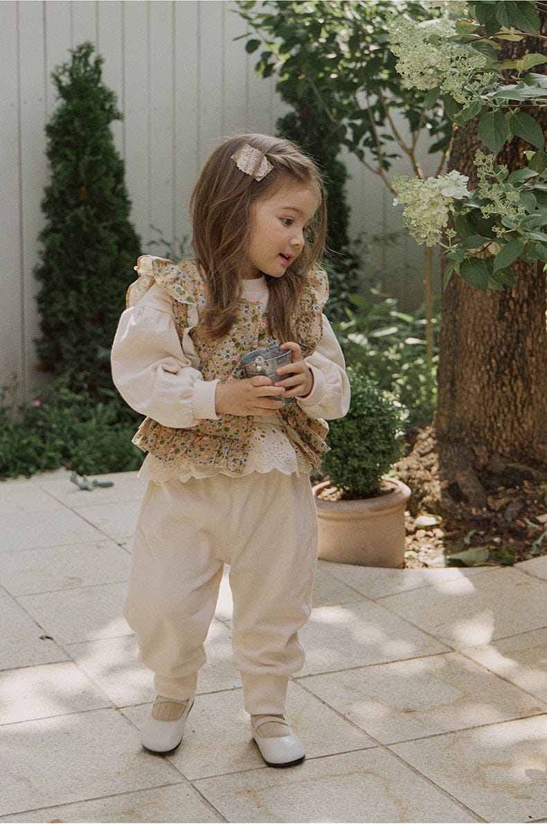 ロングパンツ・スウェットパンツ ワイドシルエットスウェットパンツ イージーウエスト裾リブボトムス【mh0010834】