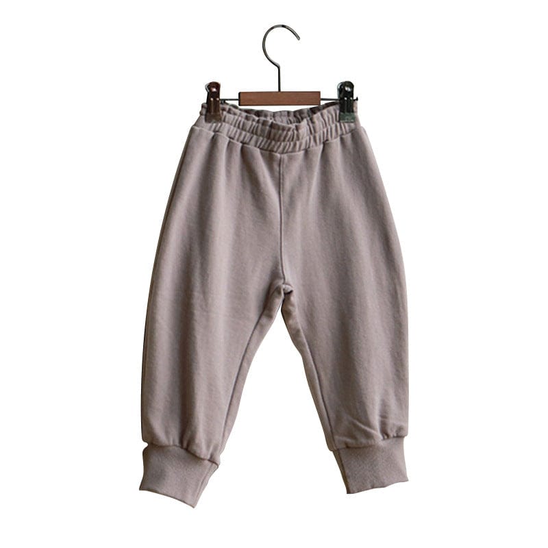 ロングパンツ・スウェットパンツ ワイドシルエットスウェットパンツ イージーウエスト裾リブボトムス【mh0010834】