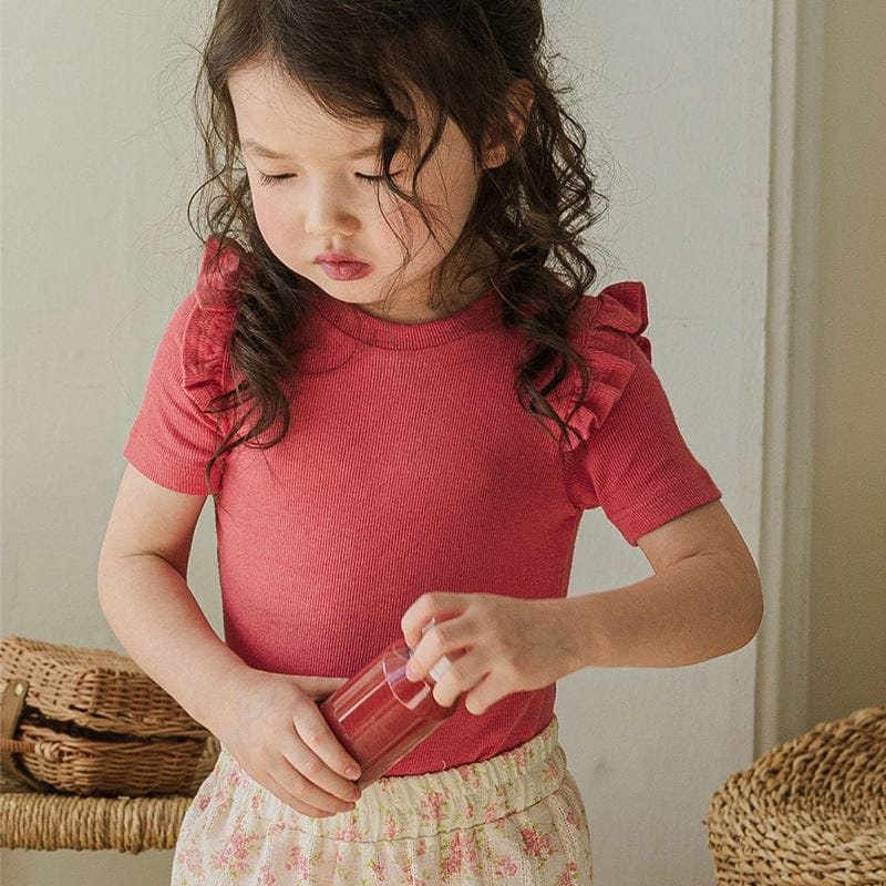 半袖Tシャツ ショルダーフリル半袖Tシャツ【mh0009625】