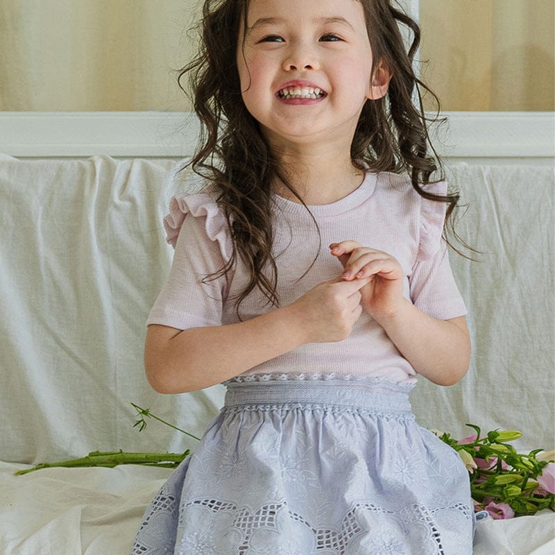 半袖Tシャツ ショルダーフリル半袖Tシャツ【mh0009625】