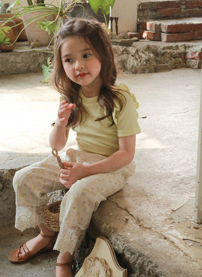 半袖Tシャツ ショルダーフリル半袖Tシャツ【mh0010284】