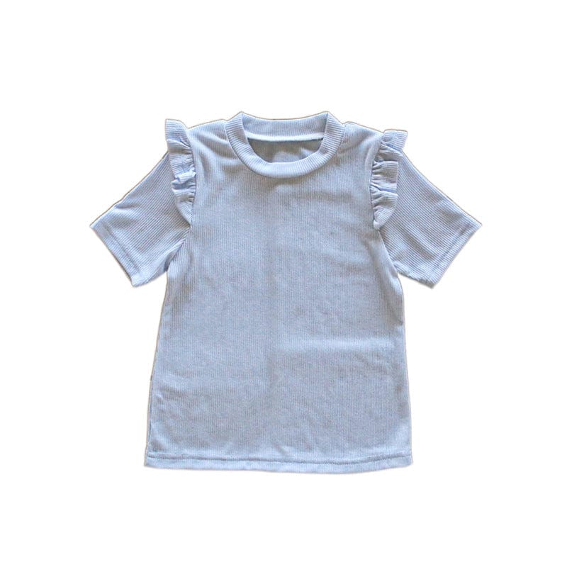 半袖Tシャツ ショルダーフリル半袖Tシャツ【mh0010284】